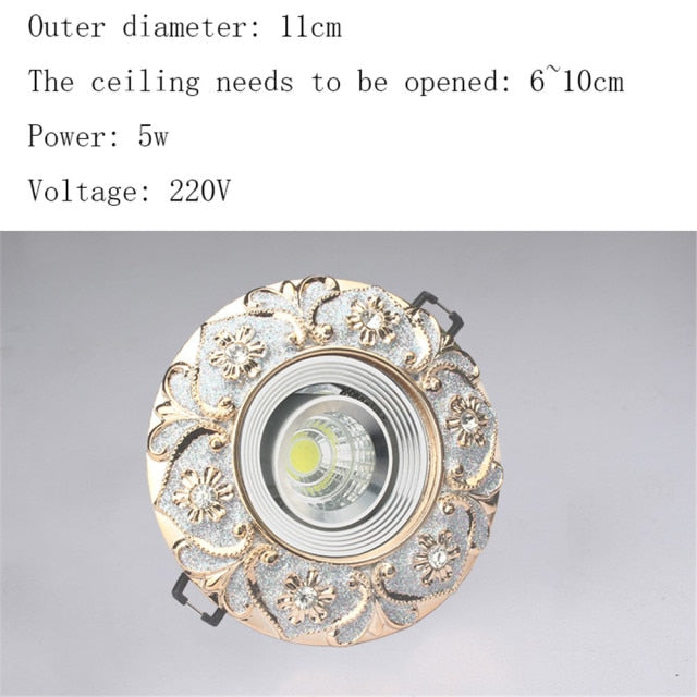 Nordic Modern Round Garland Led Ceiling Lamp 3W 5W 7W 220V For Hallway Living Room Corridor Luxury Loft Decors Resin Downlight