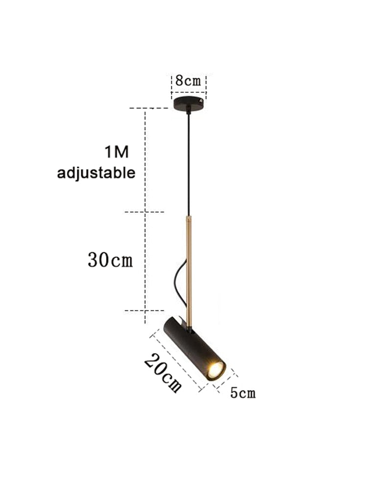 Bedside Pendant LED COB Down Light Hanging Kitchen Suspension Lamp Spot Lighting LED Down Light Adjustable Downlight Hang lamp