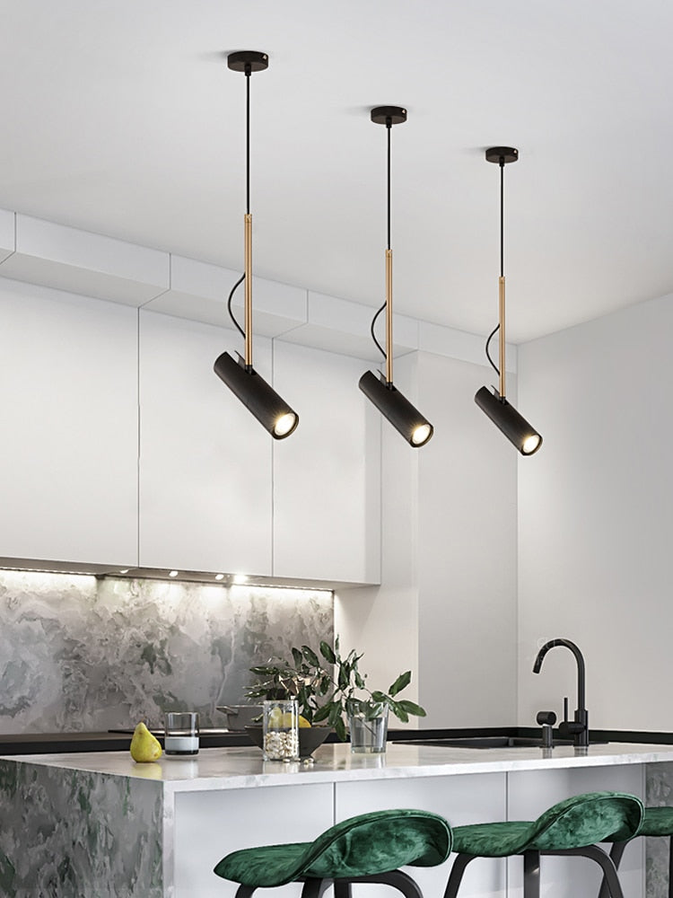 Bedside Pendant LED COB Down Light Hanging Kitchen Suspension Lamp Spot Lighting LED Down Light Adjustable Downlight Hang lamp