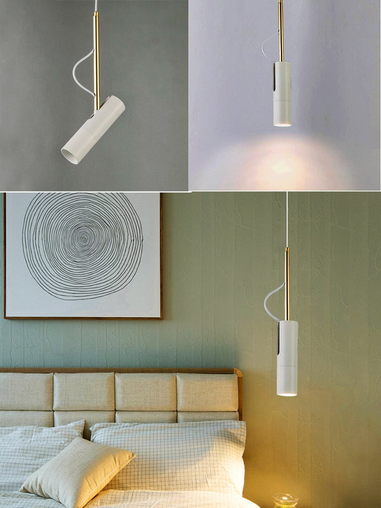 Bedside Pendant LED COB Down Light Hanging Kitchen Suspension Lamp Spot Lighting LED Down Light Adjustable Downlight Hang lamp