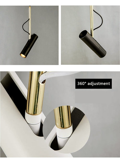 Bedside Pendant LED COB Down Light Hanging Kitchen Suspension Lamp Spot Lighting LED Down Light Adjustable Downlight Hang lamp