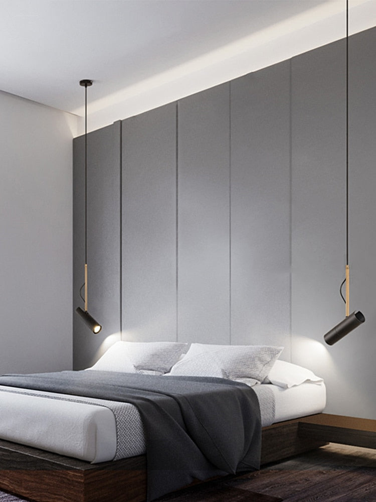 Bedside Pendant LED COB Down Light Hanging Kitchen Suspension Lamp Spot Lighting LED Down Light Adjustable Downlight Han glamp