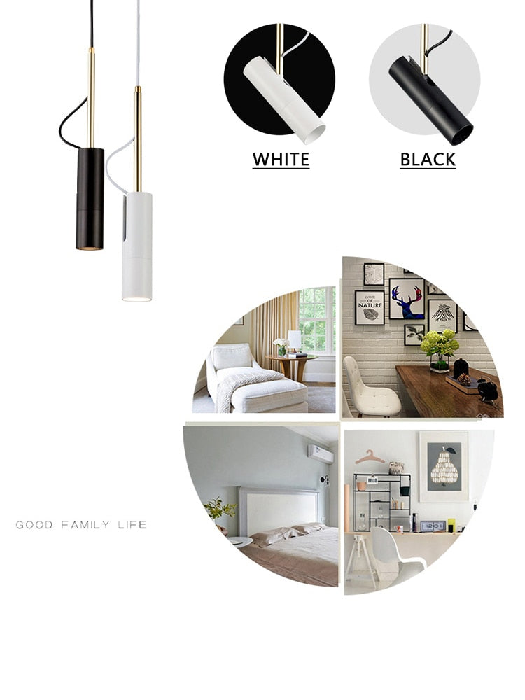 Bedside Pendant LED COB Down Light Hanging Kitchen Suspension Lamp Spot Lighting LED Down Light Adjustable Downlight Hang lamp