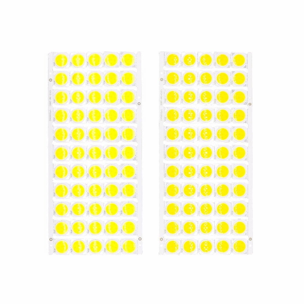 55pcs a lot 3W 5W 7W 10W LED COB Light Bulb On Board 13*13mm High Power LED Chip Light Lamp Spotlight Downlight Lamps