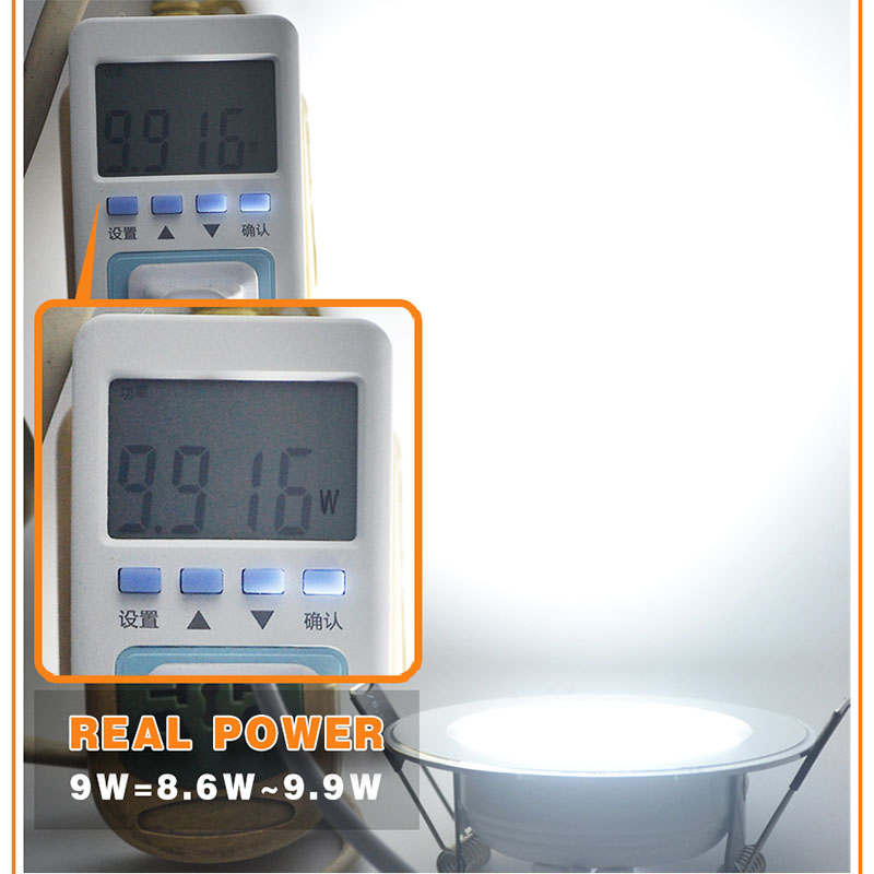 AC/DC 12V 110V Led Downlight 5W 7W 9W 12W 15W 18W Ceiling Recessed Grid Downlights Round Lamp