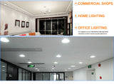 AC/DC 12V 110V Led Downlight 5W 7W 9W 12W 15W 18W Ceiling Recessed Grid Downlights Round Lamp