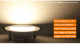 AC/DC 12V 110V Led Downlight 5W 7W 9W 12W 15W 18W Ceiling Recessed Grid Downlights Round Lamp
