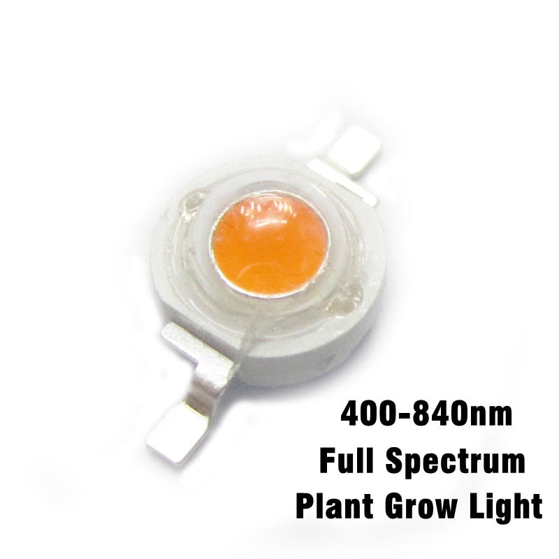 50pcs 1W 3W High Power LED Light-Emitting Diode LEDs Chip SMD Warm White Red Green Blue Yellow For SpotLight Downlight Lamp Bulb
