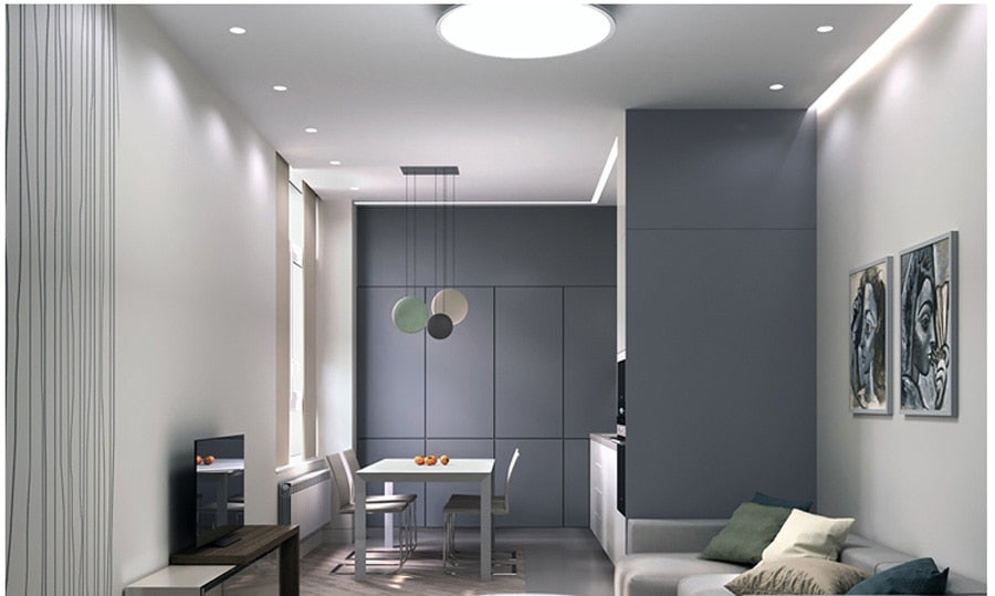 LED Panel Lights Ultrathin Surface Downlight 6W 8W 15W 20W 220V Square Round Panel Light White/Warm Indoor Bedroom LED Light