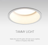 Recessed Downlight Dimmable Led Lamp Deep Anti-Glare Led Spot 5W 7W 12W 15W Lighting Living Room Bedroom Hotel Cafe's Ceiling Lamp