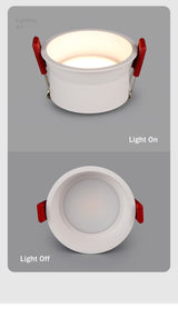 Recessed Downlight Dimmable Led Lamp Deep Anti-Glare Led Spot 5W 7W 12W 15W Lighting Living Room Bedroom Hotel Cafe's Ceiling Lamp