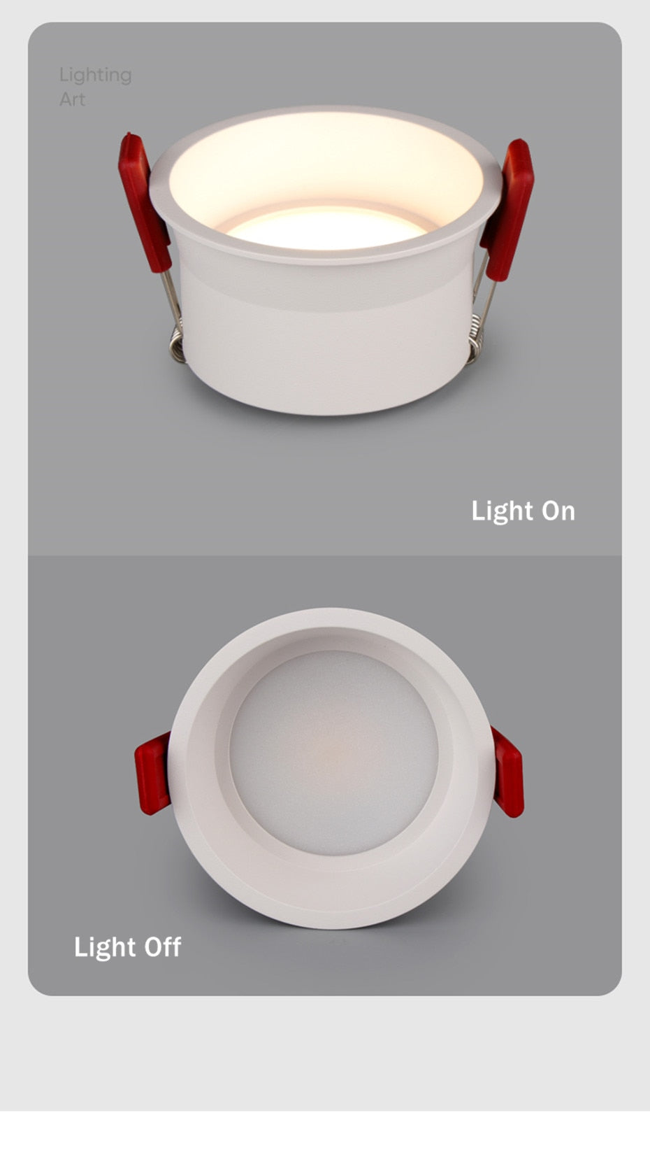 Recessed Downlight Dimmable Led Lamp Deep Anti-Glare Led Spot 5W 7W 12W 15W Lighting Living Room Bedroom Hotel Cafe&#39;s Ceiling Lamp