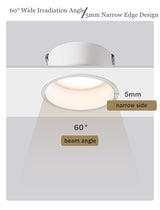 Recessed Downlight Dimmable Led Lamp Deep Anti-Glare Led Spot 5W 7W 12W 15W Lighting Living Room Bedroom Hotel Cafe's Ceiling Lamp