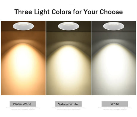 Recessed Downlight Dimmable Led Lamp Deep Anti-Glare Led Spot 5W 7W 12W 15W Lighting Living Room Bedroom Hotel Cafe's Ceiling Lamp