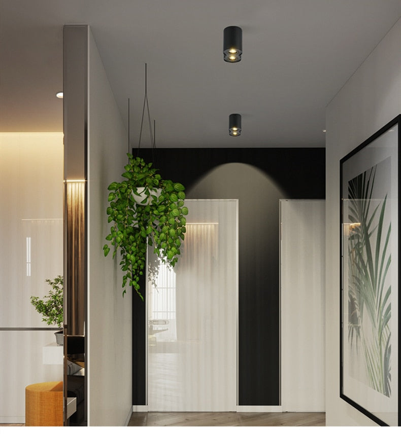 LED 20W 24W Replaceable GU10 LED Bulb Surface Mounted LED COB Downlight Cold/Warm White for Bedroom Kitchen LED Ceiling Spotlight