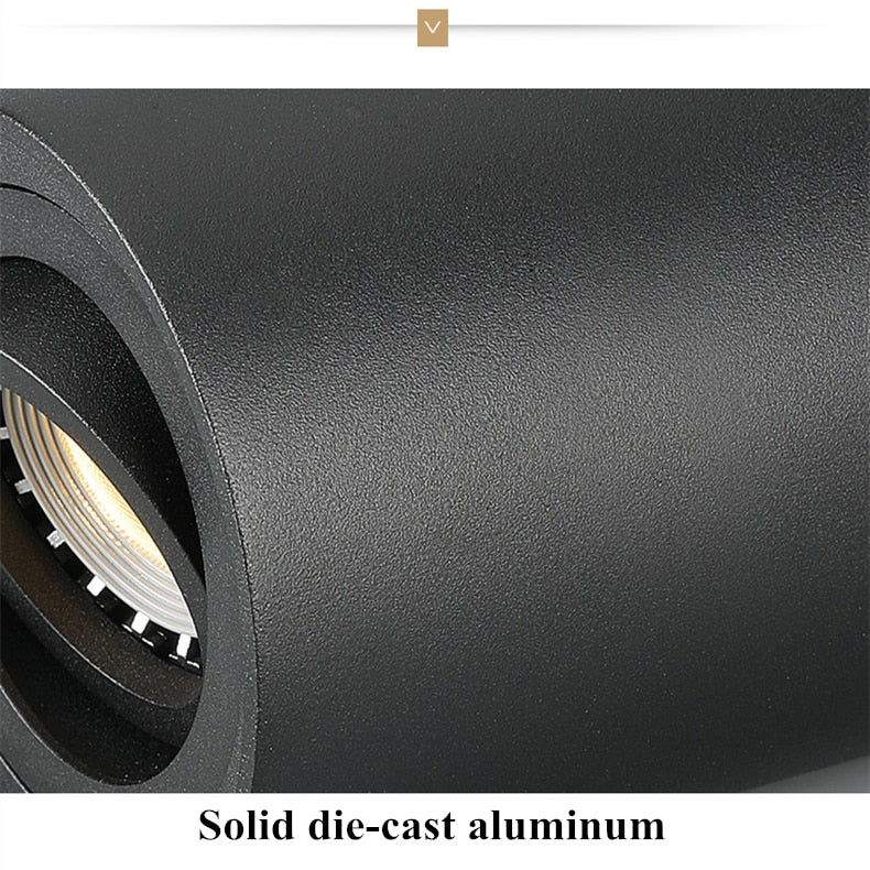 LED 20W 24W Replaceable GU10 LED Bulb Surface Mounted LED COB Downlight Cold/Warm White for Bedroom Kitchen LED Ceiling Spotlight