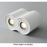 LED 20W 24W Replaceable GU10 LED Bulb Surface Mounted LED COB Downlight Cold/Warm White for Bedroom Kitchen LED Ceiling Spotlight