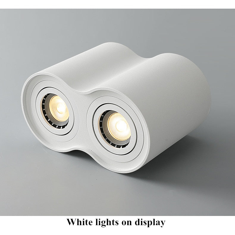 LED 20W 24W Replaceable GU10 LED Bulb Surface Mounted LED COB Downlight Cold/Warm White for Bedroom Kitchen LED Ceiling Spotlight