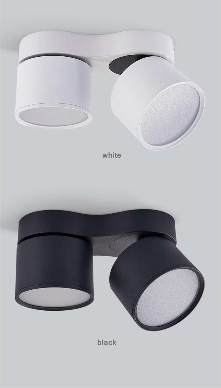 Dimming downlight led ceiling light anti-glare ceiling foldable spotlight 7W 12W 15W