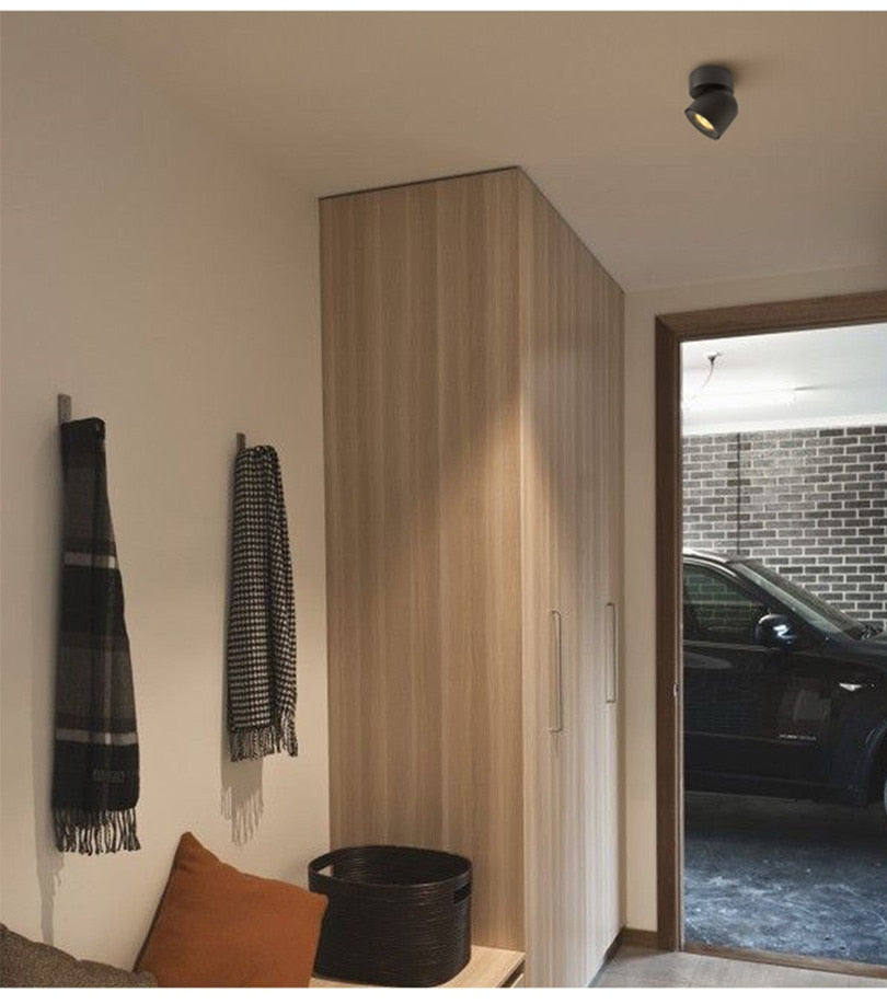 LED downlight 10W 15W COB LED Ceiling Lamps Adjustable Rotatable Surface Mounted LED Downlights COB LED Spot Light 1pcs YRANK