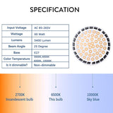 Super Bright 50W 60W PAR38 E27 LED Spotlight Bulb Lamp 48LEDs Chips Replace Halogen Lamps 85-265V Cold/Warm White