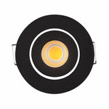 Mini LED Downlight 42mm Cut Hole Under Cabinet Spot Light 3W for Jewelry Display Ceiling Recessed Lamp 100V-240V white / black