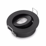 Mini LED Downlight 42mm Cut Hole Under Cabinet Spot Light 3W for Jewelry Display Ceiling Recessed Lamp 100V-240V white / black