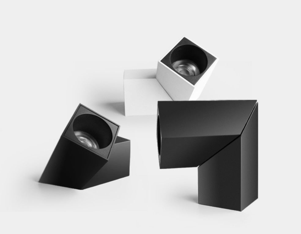 Folding 360° Rotation Dimmable LED Downlights 15W/20W COB LED Ceiling Spot Lights 85~265V LED Background Lamps Indoor Lighting