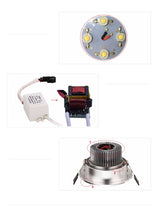 LED 10pcs/lot 9w 12w 15w cool white warm white dimmable LED Recessed Downlight AC110V 220V  for home bathroom kitch store lights