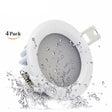 4pcs/Lot Waterproof LED Downlight IP65 LED Spot Light 15W/12W/9W/7W/5W Super Bright 220V Bathroom Recessed Ceiling Lamp