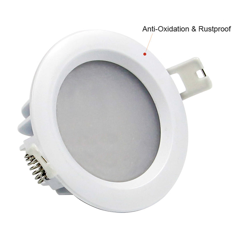 4pcs/Lot Waterproof LED Downlight IP65 LED Spot Light 15W/12W/9W/7W/5W Super Bright 220V Bathroom Recessed Ceiling Lamp