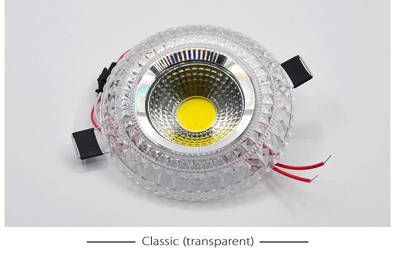 Ultra Slim Round 10pcs/lot Concealed Color phantom LED Panel Light 3W 5W 7W 9W Lamp Acrylic Downlight AC110 220V indoor light