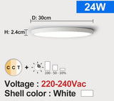 LED Ceiling Light Dimmable 12W 18W 24W 32W 220V With 3 Color Adjustable For Bedroom Living room Bathroom Modern Ceiling Lamp