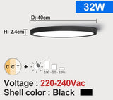 LED Ceiling Light Dimmable 12W 18W 24W 32W 220V With 3 Color Adjustable For Bedroom Living room Bathroom Modern Ceiling Lamp
