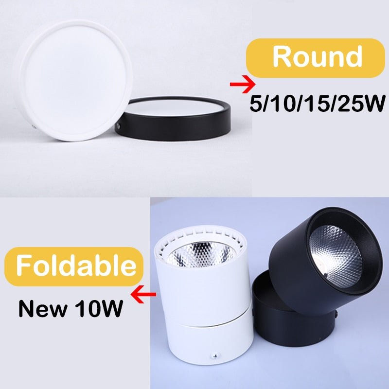 Surface Mounted Led Downlights Led Spot Light Lamp 220V 110V 5/10/15/25W Downlight Ceiling Spot Led Lighting Fixture for Home