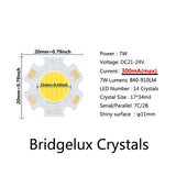 High Power 20pcs a Lot LED COB Light Bulb 20mm 3W 5W 7W 10W Use 250mA/300mA LED Source Chip Light Lamp SpotLight Downlight Lamps