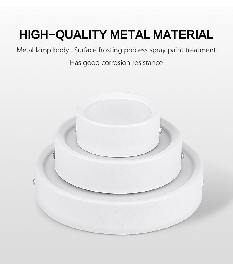 LED Downlight Modern Ceiling Lamp Surface Mounted Spot Led 3W 5W 7W 9W 12W 15W 18W Ultra Thin Bedroom Living Room Lighting 220V
