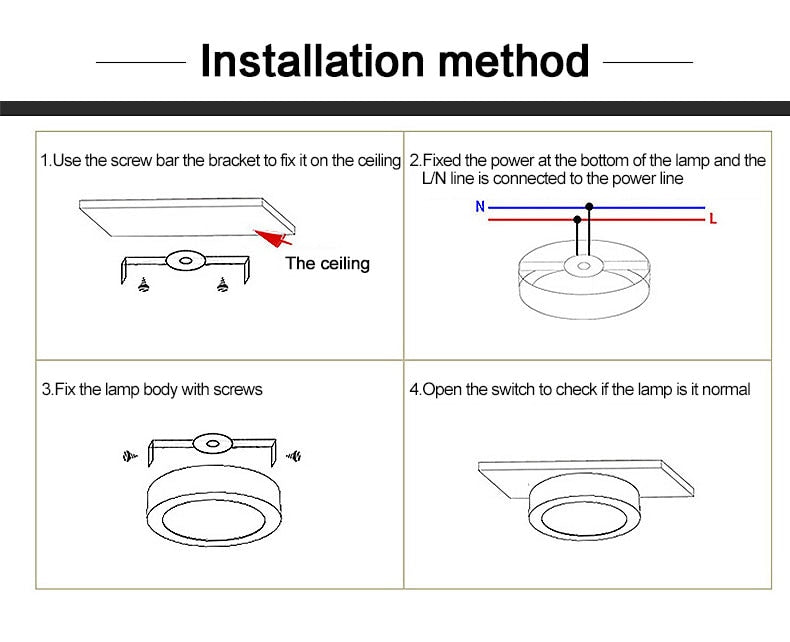 LED Downlight Modern Ceiling Lamp Surface Mounted Spot Led 3W 5W 7W 9W 12W 15W 18W Ultra Thin Bedroom Living Room Lighting 220V