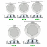 LED Downlight Silver Ultra Thin Aluminum  5W 9W 12W 15W 18W Down Light 220V 230V 240V Round Recessed Spot Lighting