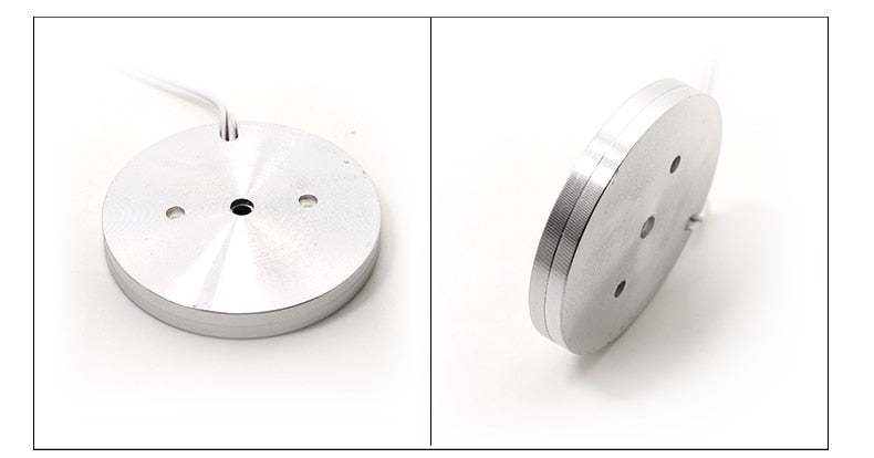 Cabinet spotlight household ultra-thin 8mm showcase surface mounted LED panel light DC12V kitchen furniture mini small downlight