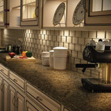 Cabinet spotlight household ultra-thin 8mm showcase surface mounted LED panel light DC12V kitchen furniture mini small downlight