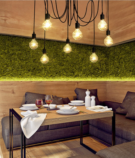 Ceiling Lights DIY Art Spider Ceiling Lamp Fixture Light Hanging Nordic Retro Edison Bulb Light Vintage Loft Antique hanging