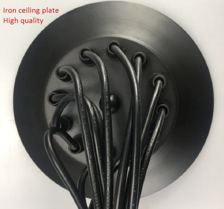 Ceiling Lights DIY Art Spider Ceiling Lamp Fixture Light Hanging Nordic Retro Edison Bulb Light Vintage Loft Antique hanging