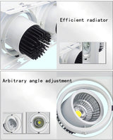 Dimmable Led downlight light COB Ceiling Spot Light 10w 20W 30W ceiling recessed Lights Indoor Lighting AC110V-220V