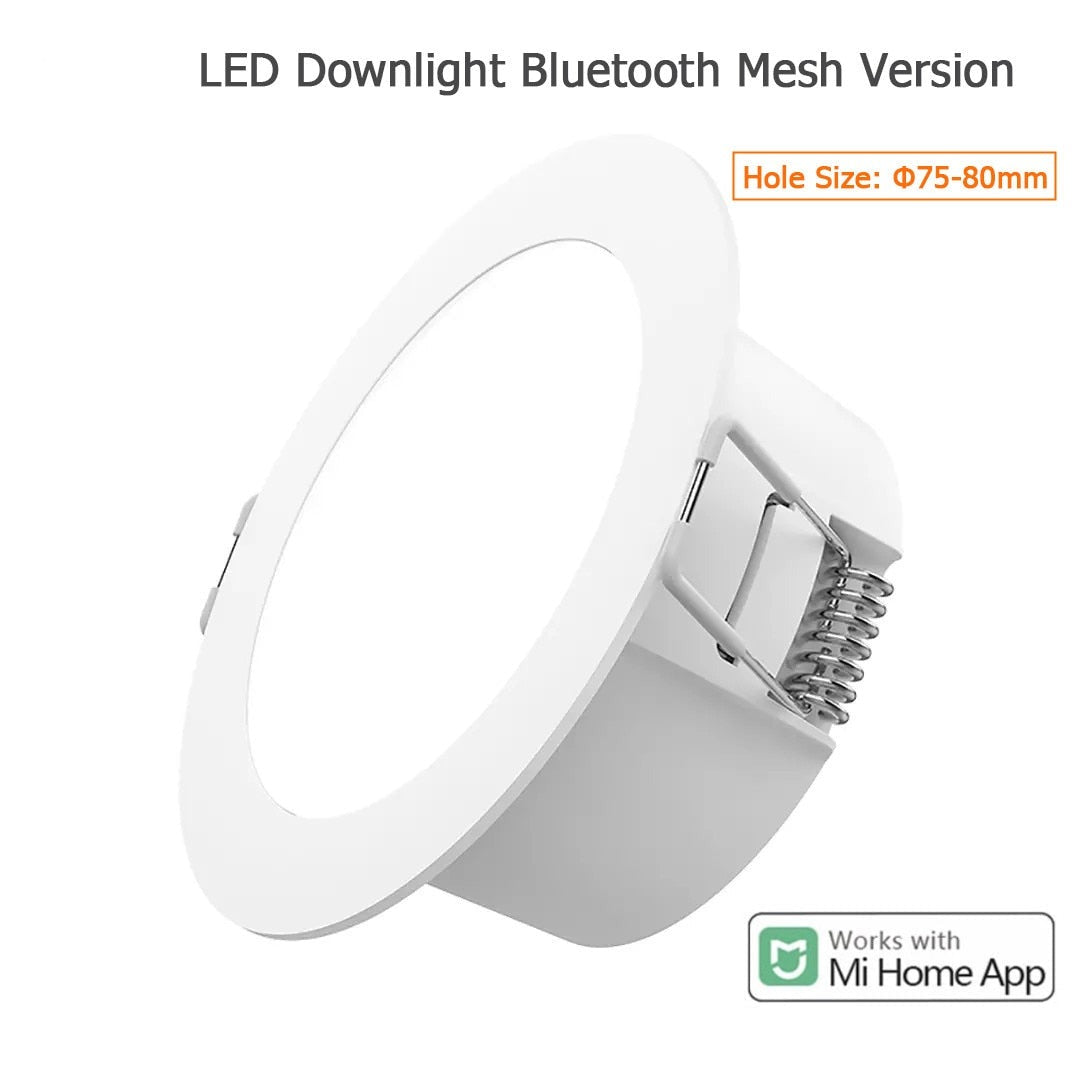 2021 Xiaomi Mijia Smart Led Downlight Bluetooth Mesh Version Controlled By Voice Smart Remote Control Adjust Color Temperature
