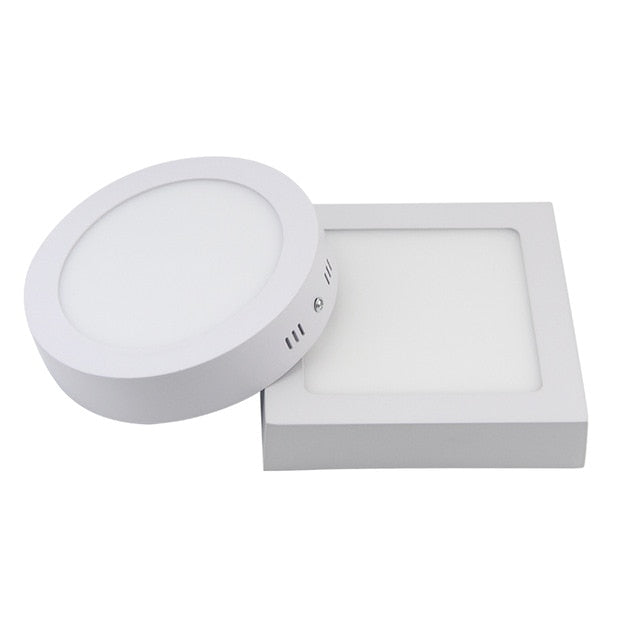 Led 9W 15W 25W 30W Round Panel Light Surface Mounted leds Downlight ceiling down 85-265V lampada led lamp with LED Driver