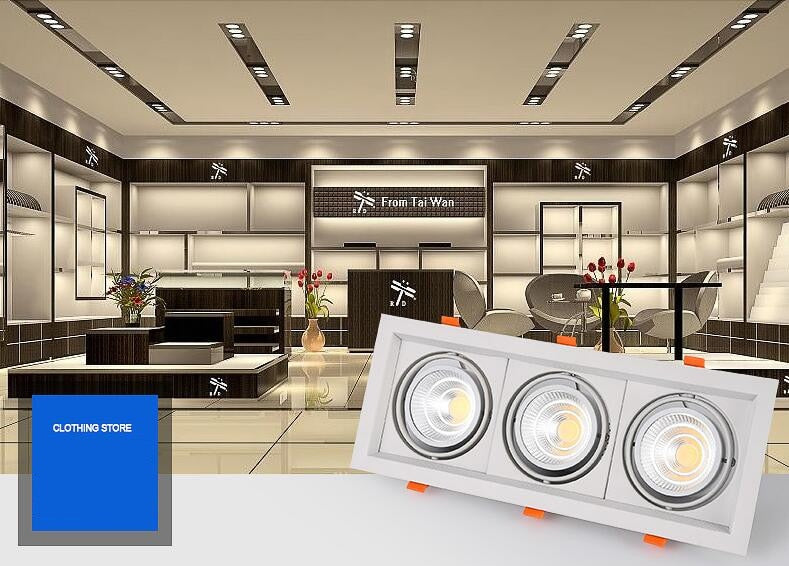 Dimmable Led downlight light COB Ceiling Spot Light 10w 20W 30W ceiling recessed Lights Indoor Lighting AC110V-220V