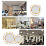 LED Downlight 5W 9W 12W 15W 18W Round Gold Recessed Lamp 220V 230V 240V Led Bulb Bedroom Kitchen Indoor LED Spot Lighting