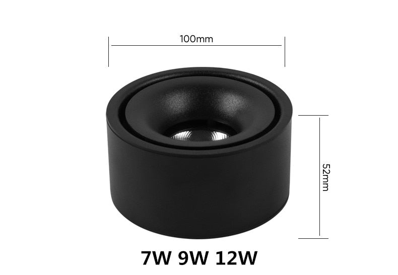 Dimmable LED Downlight Ceiling Spotlights Living Lamp Nordic Lighting For Kitchen Aisle Spot light Surface mounted AC90-260v