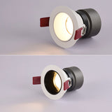 LED Recessed Spotlight Lamp Angle Adjustable Home Spotlight 75mm Hole Ceiling Downlight Minimalist Living Room Background Wall